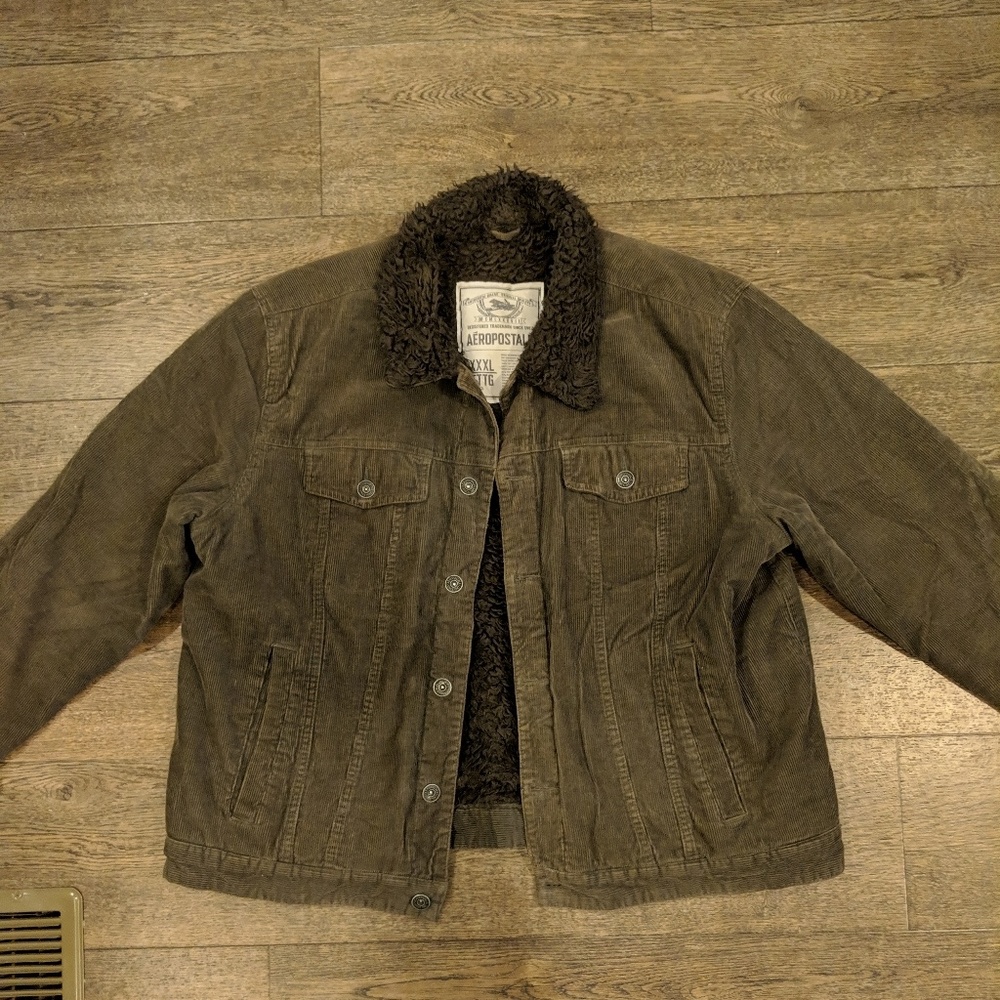 Aeropostale corduroy winter coat